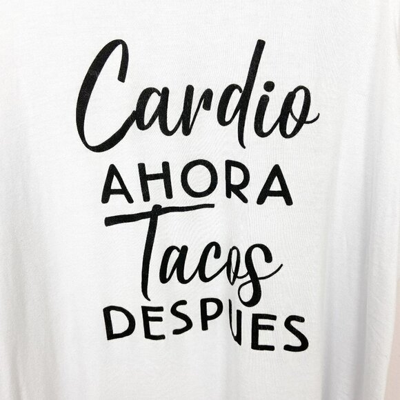 MIKEN | Cardio Ahora Tacos Despues Graphic Tank M - Picture 2 of 6